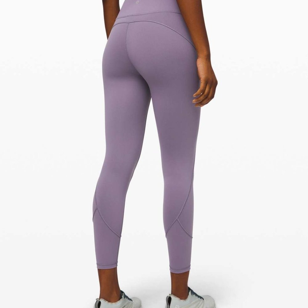 Lululemon In Movement Leggings 25" *Everlux in Purple Quartz - Picture 2 of 5